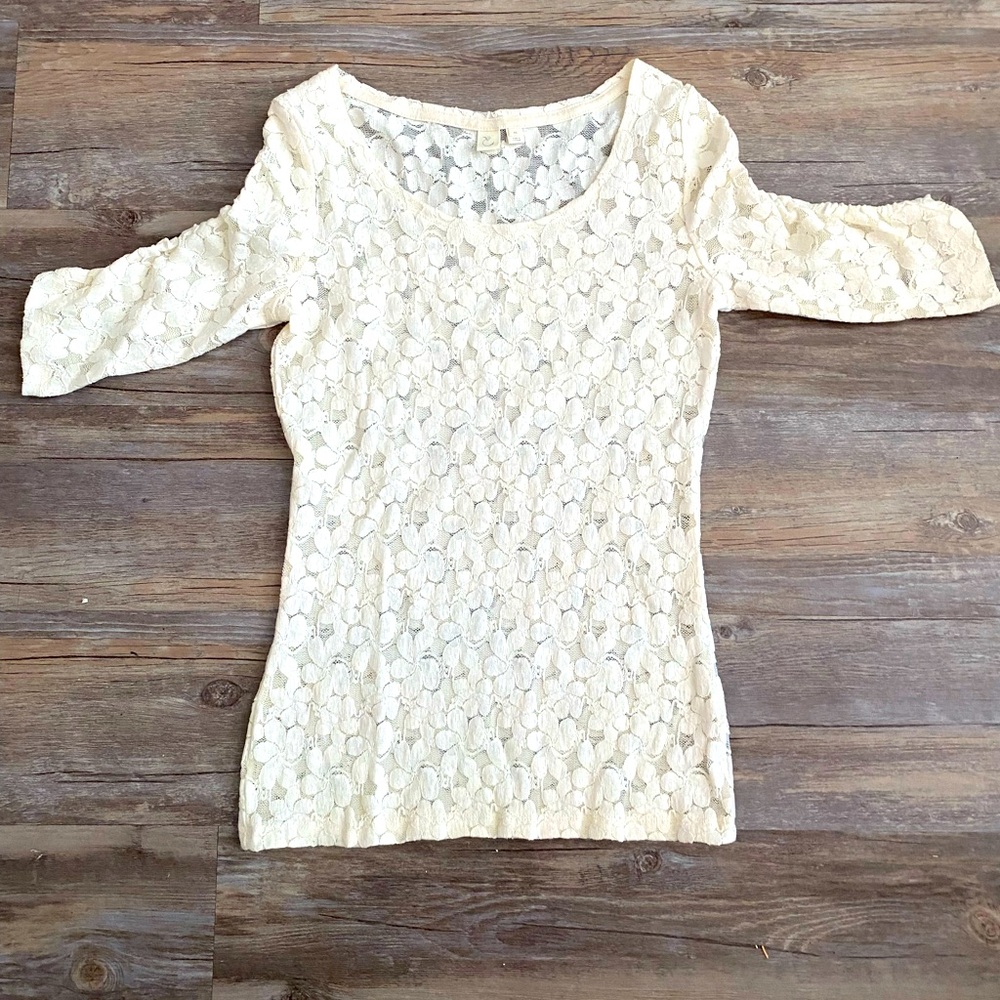 Lace Blouse Cream Women’s X Small
